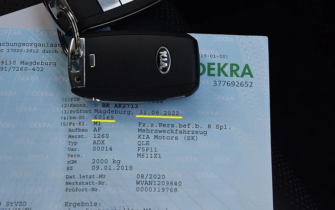 Kia Sportage cena 85700 przebieg: 75000, rok produkcji 2019 z Nowogród małe 781